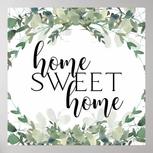 Home Sweet Home Farmhouse Poster (Voorkant)