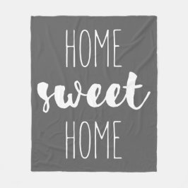 Home Sweet Home Fleece Deken
