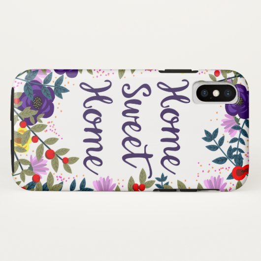 Home Sweet Home Floral Reef. Case-Mate iPhone Case (Achterkant (horizontaal))