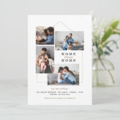 Home Sweet Home Foto Collage Nieuw Adres Beweging Aankondiging (Staand voorkant)