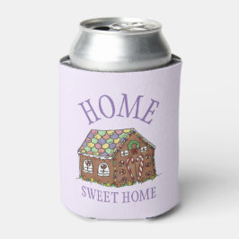 Home Sweet Home Gingerbrood House Holiday Paars Blikjeskoeler