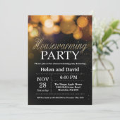 Home Sweet Home Gold Glitter Kaart (Staand voorkant)