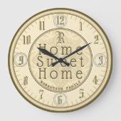 Home Sweet Home Grote Klok (Voorkant)