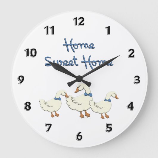 Home Sweet Home Grote Klok (Voorkant)