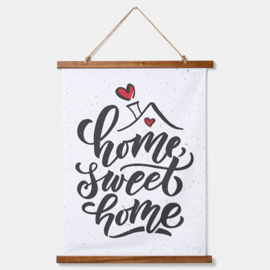 Home Sweet Home Hangend Wandkleed (Voorkant)