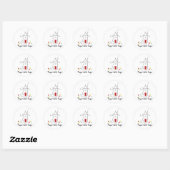 Home Sweet Home / Hogar Dulce Hogar Ronde Sticker (Vel)