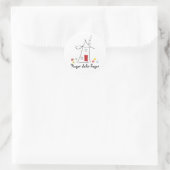 Home Sweet Home / Hogar Dulce Hogar Ronde Sticker (Tas)