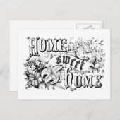 Home Sweet Home Home Decor en cadeaus Briefkaart (Voorkant / Achterkant)