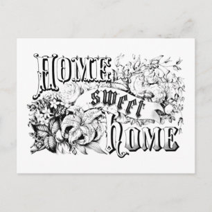 Home Sweet Home Home Decor en cadeaus Briefkaart