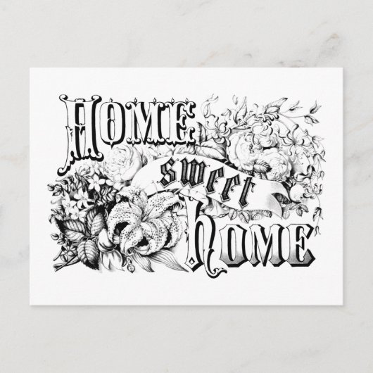 Home Sweet Home Home Decor en cadeaus Briefkaart (Voorkant)