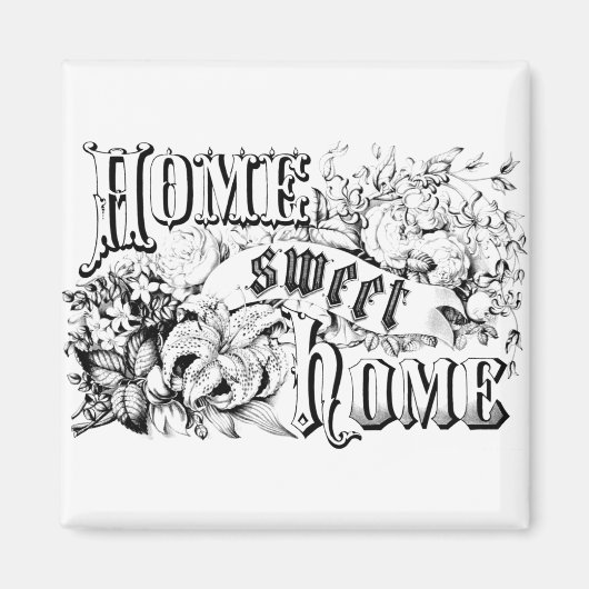 Home Sweet Home Home Decor en cadeaus Magneet (Voorkant)