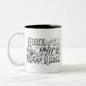  Home Sweet Home Home Decor en cadeaus Tweekleurige Koffiemok (Links)