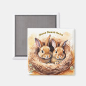 Home Sweet Home - house-warming cadeau koelkast Ma Magneet (Voorkant / Achterkant)