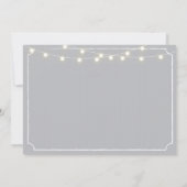 Home Sweet Home Housewarming Gray White Key Invite Kaart (Achterkant)