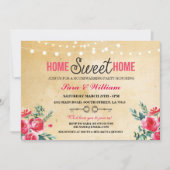 Home Sweet Home Housewarming New Home Uitnodiging (Voorkant)
