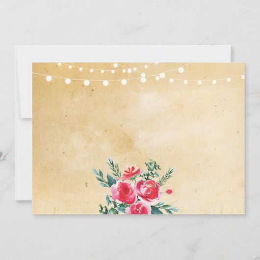 Home Sweet Home Housewarming New Home Uitnodiging (Achterkant)