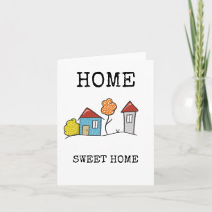 Home Sweet Home, Housewarming, Nieuwe Home Kaart