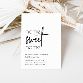 Home Sweet Home Housewarming Party Uitnodigen Kaart