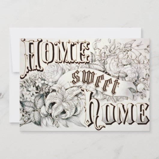Home Sweet Home Housewarming Uitnodiging (Voorkant)