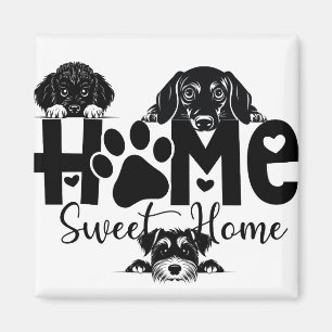 Home Sweet Home - huis-verwarmende cadeau koelkast Magneet