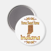 Home Sweet Home Indiana Magneet (Voorkant / Achterkant)