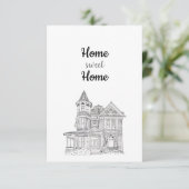 Home Sweet Home Kaart (Staand voorkant)