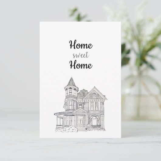 Home Sweet Home Kaart (Staand voorkant)