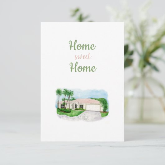 Home Sweet Home Kaart (Staand voorkant)