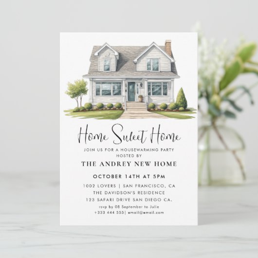 Home Sweet Home Kaart (Staand voorkant)