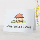 Home Sweet Home Kaart (Gele Bloem)