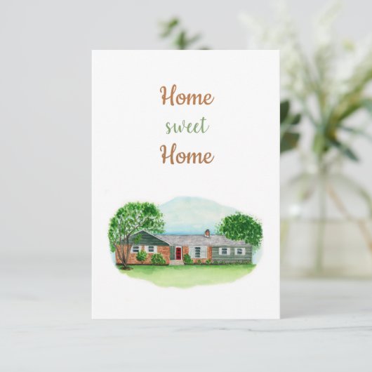 Home Sweet Home Kaart (Staand voorkant)