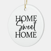 Home Sweet Home Keramisch Ornament (Links)