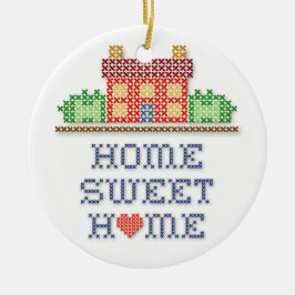 Home Sweet Home Keramisch Ornament