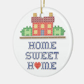 Home Sweet Home Keramisch Ornament (Links)