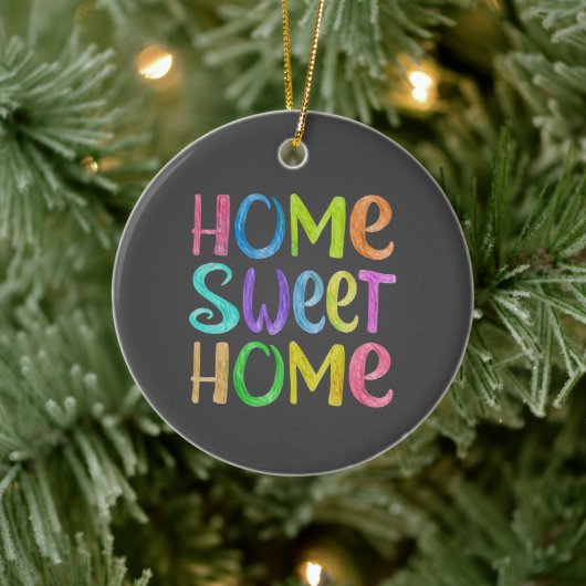 Home Sweet Home Keramisch Ornament (Boom)