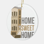 Home Sweet Home Keramisch Ornament (Links)