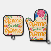 Home Sweet Home, Keukencadeau Ovenwant & Pannenlap Set (Voorkant)