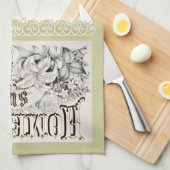 Home Sweet Home Kitchen Towel Theedoek (Quarter Fold)