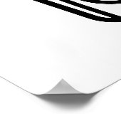 home sweet home KLEUR UW EIGEN POSTER nieuw huis (Hoek)