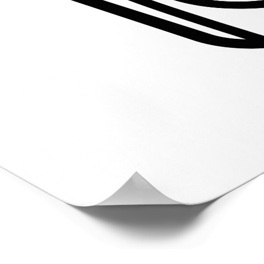 home sweet home KLEUR UW EIGEN POSTER nieuw huis (Hoek)