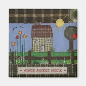 Home Sweet Home Koelkast Magneet (Voorkant)