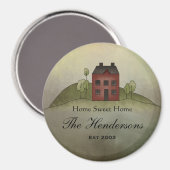 Home Sweet Home Koelkast Magneet (Voorkant / Achterkant)
