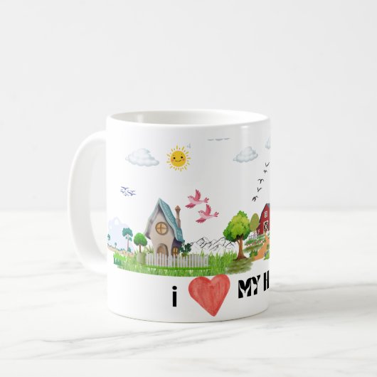Home Sweet Home Koffiemok (Voorkant links)