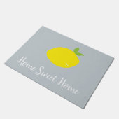 Home Sweet Home Lemon Grey Vloermat Deurmat (Schuin)
