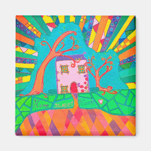 Home sweet home magneet