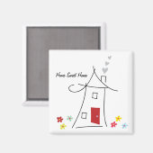 Home Sweet Home Magneet Favorieten (Voorkant / Achterkant)