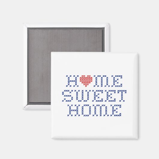 Home Sweet Home Magnet (Voorkant / Achterkant)