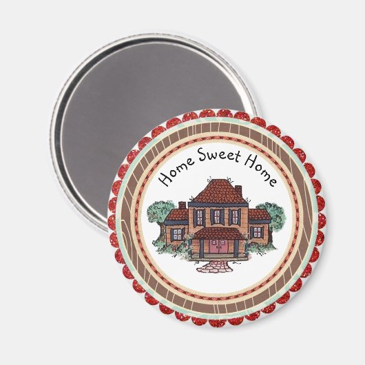 Home Sweet Home Magnet (Voorkant / Achterkant)