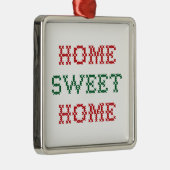 Home Sweet Home Metalen Ornament (Rechts)