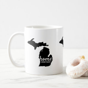 Home Sweet Home Michigan Silhouette Koffiemok